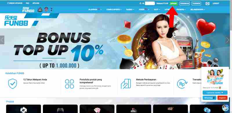 Fun88 Deposit